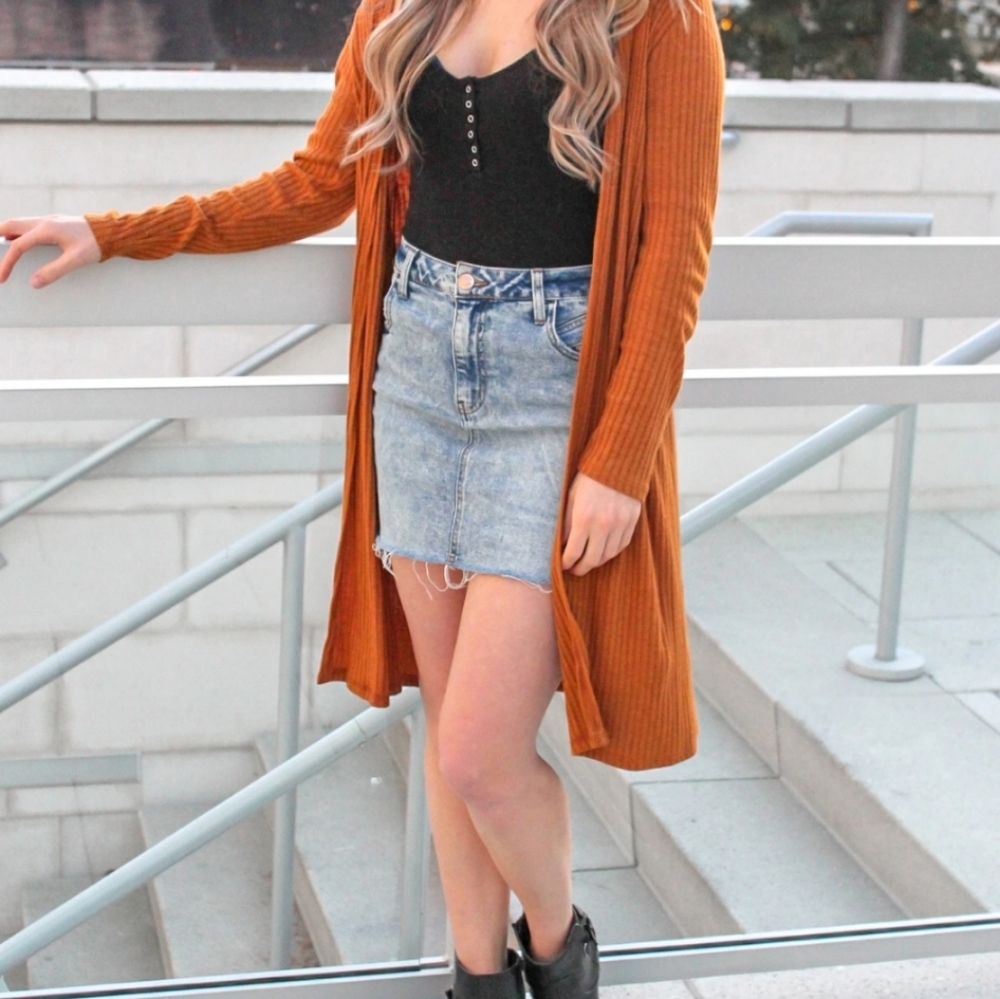 NWT PacSun Jean Mini Skirt